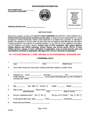 City of Boca Raton Civilian Employment Application