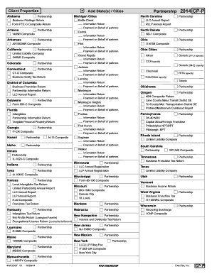 US Partnership Tax Return Form 1065