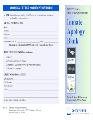 Inmate Apology Bank Inmate Apology Bank