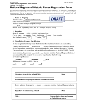 National Register of Historic Places Registration Form
