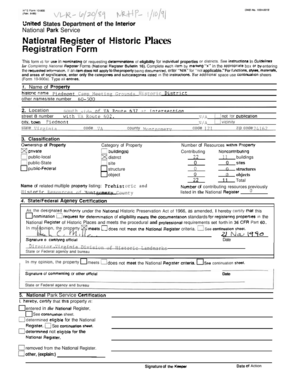 National Register of Historic Places Registration Form