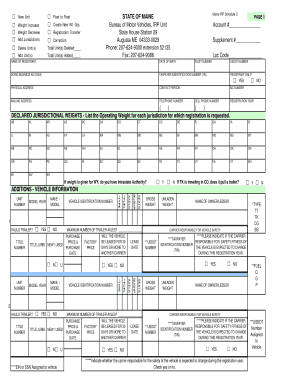 Maine IRP Schedule C Form