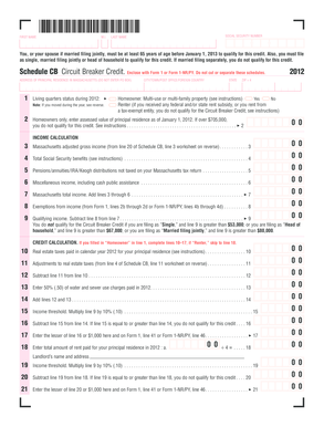 Massachusetts Circuit Breaker Credit Form