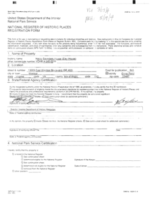 National Register of Historic Places Registration Form