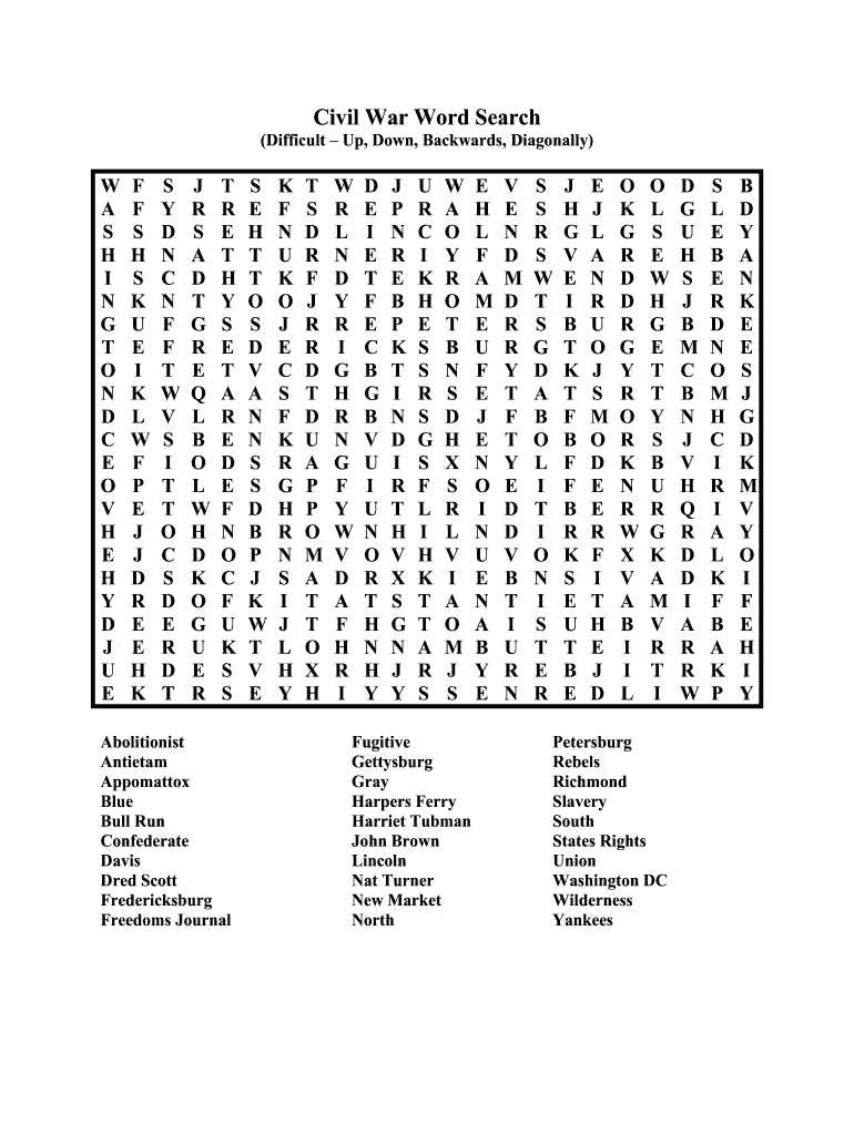 Hard Word Search Printable Pdf Fill Online, Printable, Fillable