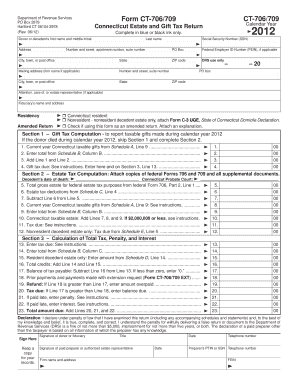 Connecticut Estate and Gift Tax Return