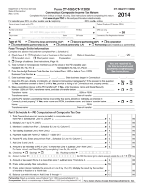 Connecticut Composite Income Tax Return