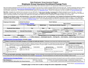 Illinois State Employee Group Insurance Enrollment Form