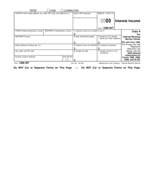 Form 1099-INT 2000