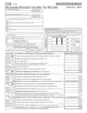 Oklahoma Resident Income Tax Return