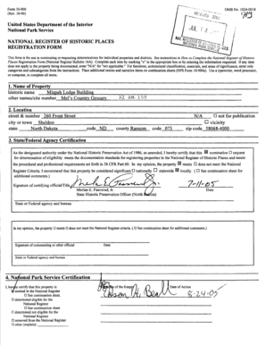 National Register of Historic Places Registration Form
