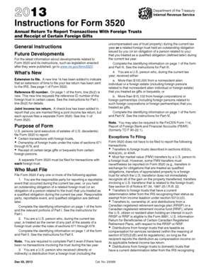 Instructions for Form 3520