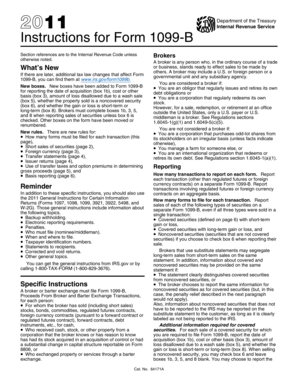 Instructions for Form 1099-B