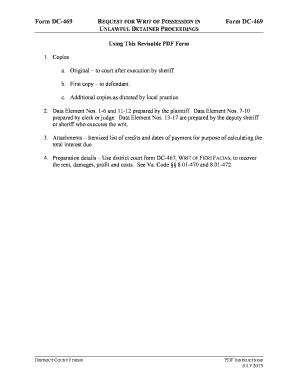Virginia Request for Writ of Possession