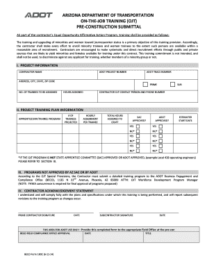 Application for driver job - incomplete status adot job application form