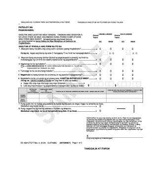 Birth plan template - edd form de 4581 online