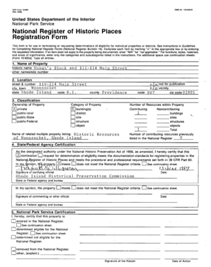 National Register of Historic Places Registration Form