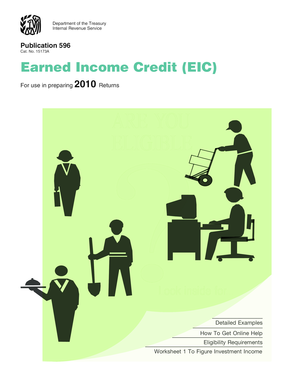 IRS Publication 596 Earned Income Credit (EIC)