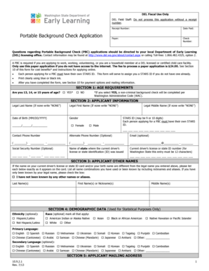 Portable Background Check Application