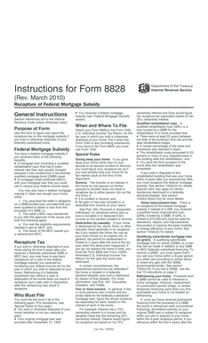 Instructions for Form 8828