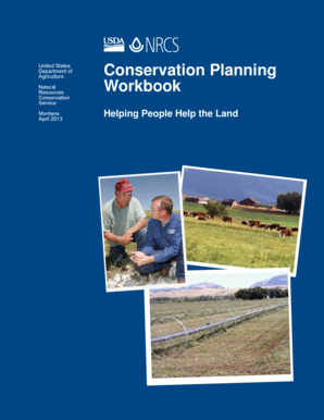 USDA Conservation Planning Workbook