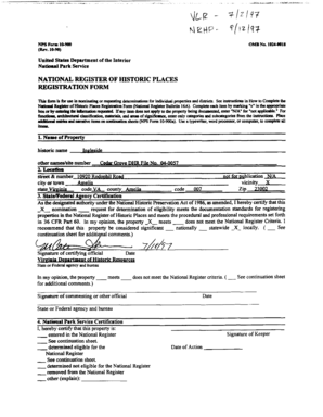 National Register of Historic Places Registration Form