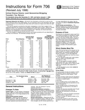 Form 706 US Estate Tax Return