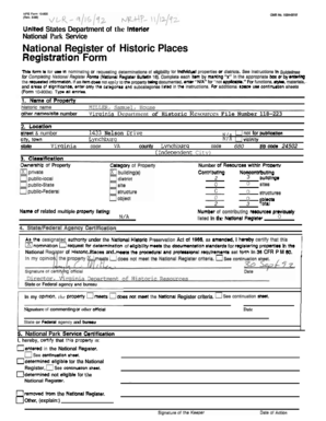National Register of Historic Places Registration Form