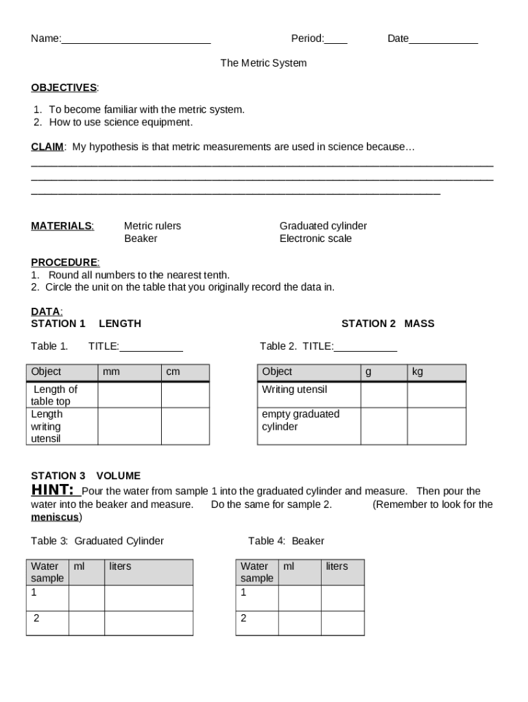 Advantages to the imperial system over the metric ... Doc Template ...