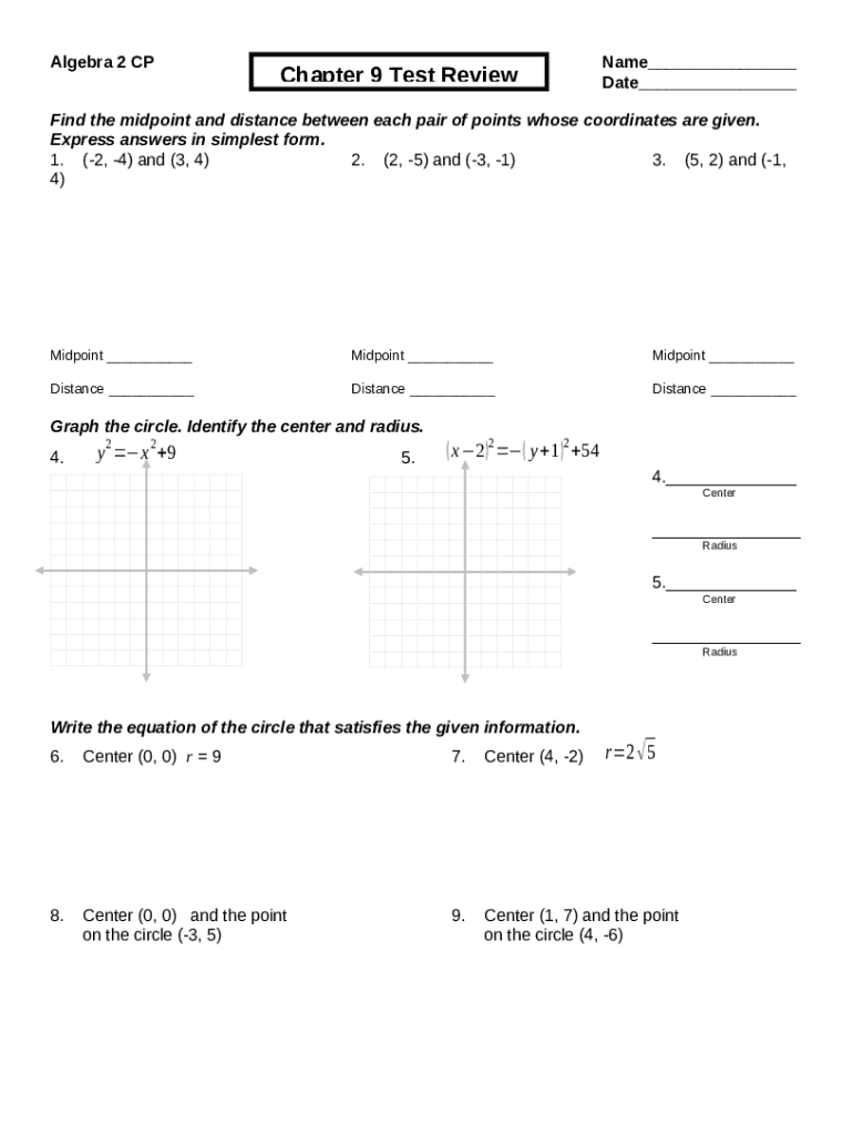 Distance and midpoint calculator with detailed explanation Doc