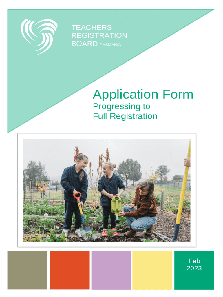 Provisional to Full registration application Doc Template | pdfFiller