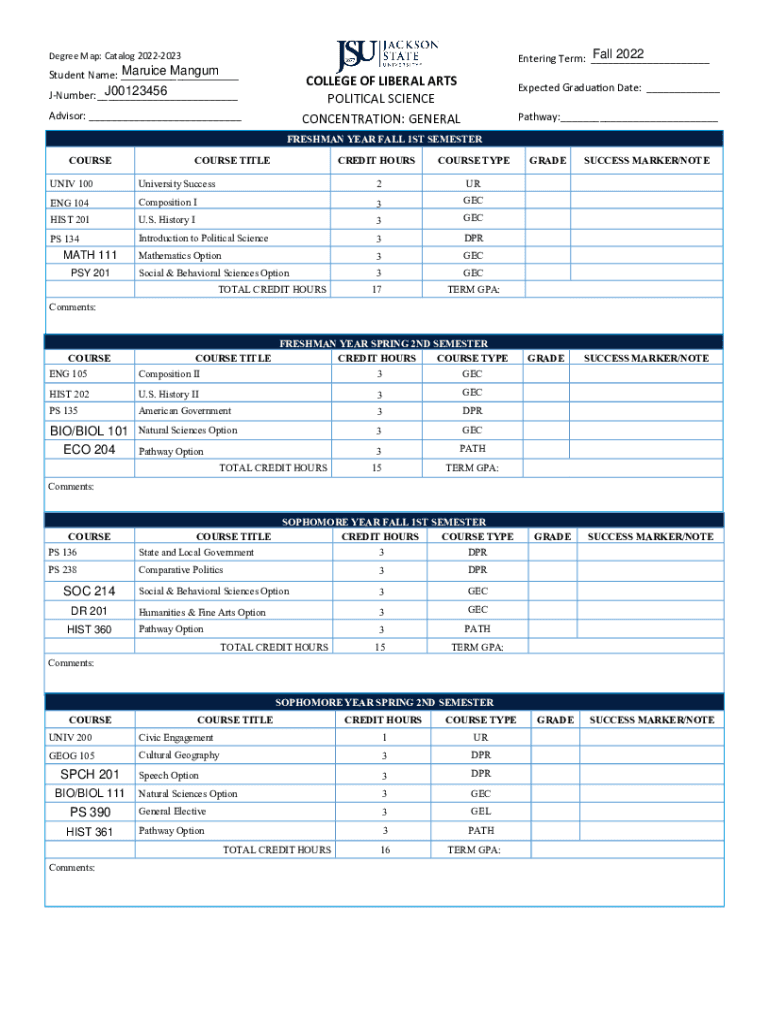 Fillable Online Paralegal Studies - Department of Political Science Fax ...
