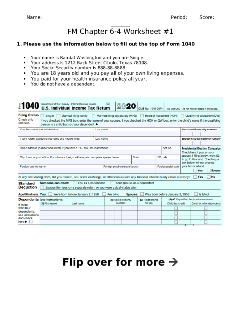 What Is IRS 1040? Definition and How to Fill It Out Doc Template ...