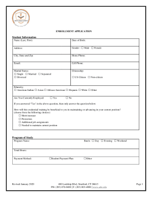 Independent Marital Status Form
