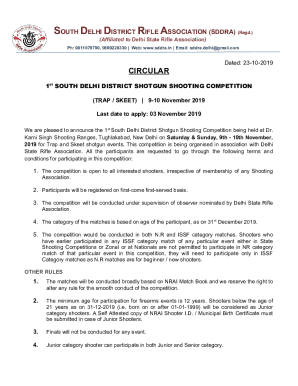 South Delhi District Rifle Association (SDDRA)Welcome to ...