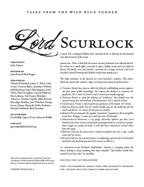 tales from the wild blue yonder: chapter iii - Lord Scurlock