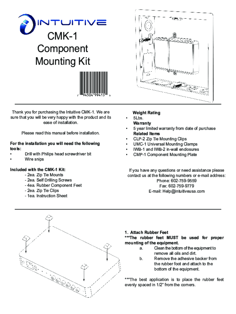 Fillable Online Lag Bolt Kit for Mounting A TV Into Wood Or Concrete