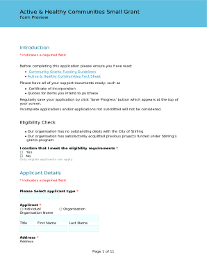 Form preview