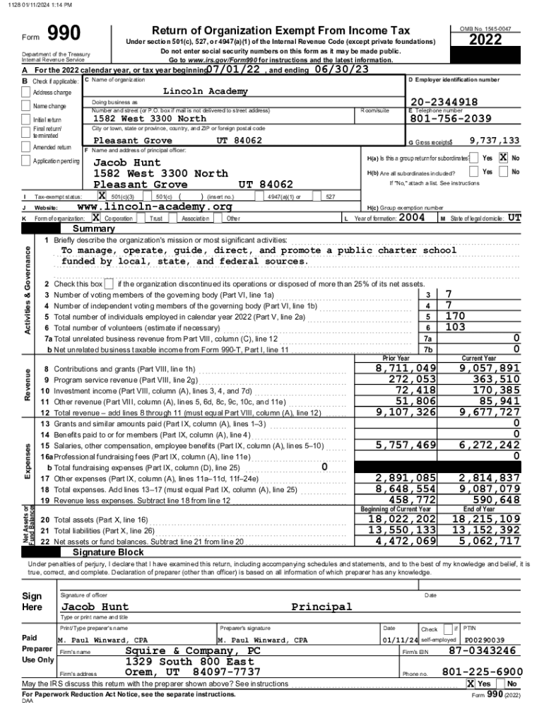 Fillable Online CS 1128 Lincoln Academy Print Output Fax