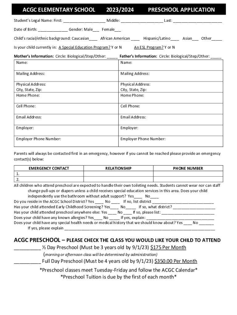 Form preview