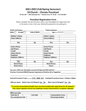 Form preview