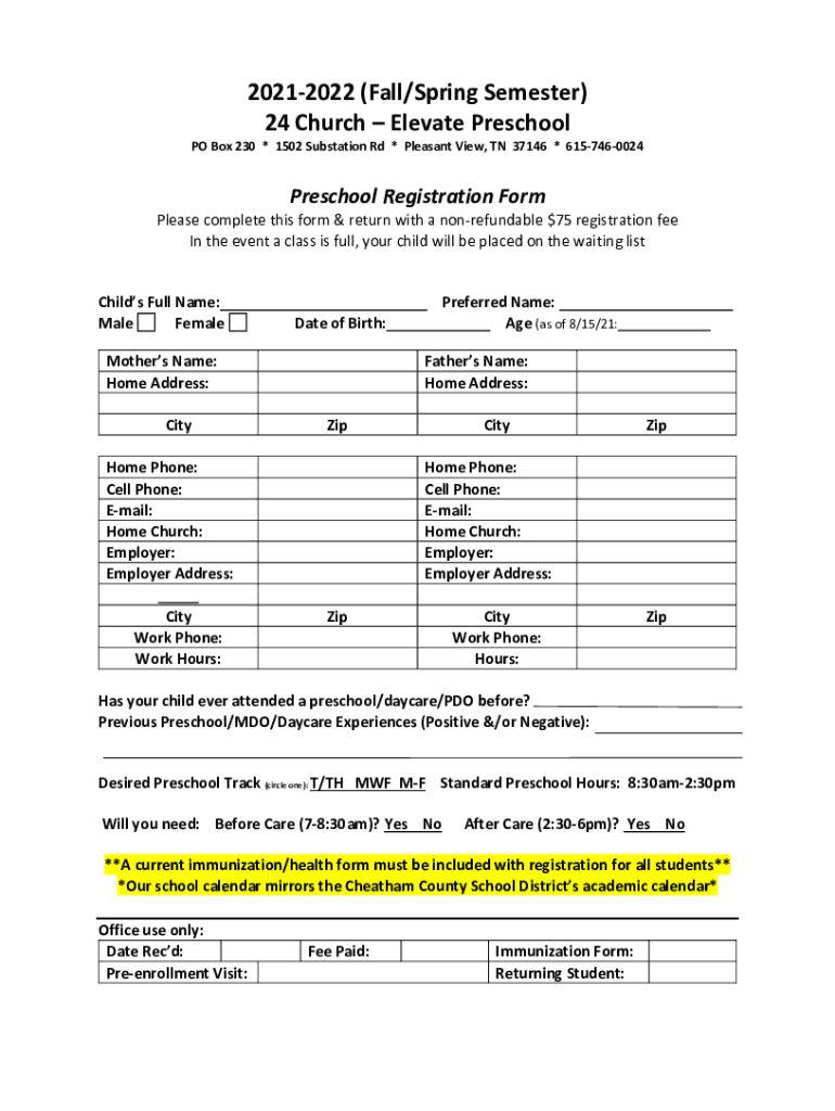 Form preview