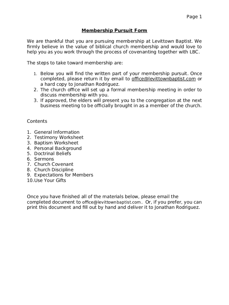 Form preview