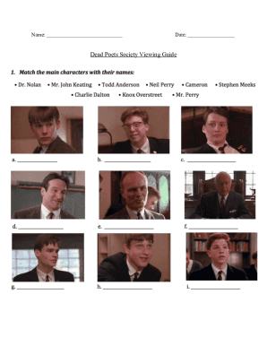 What are the four pillars in Dead Poets Society?