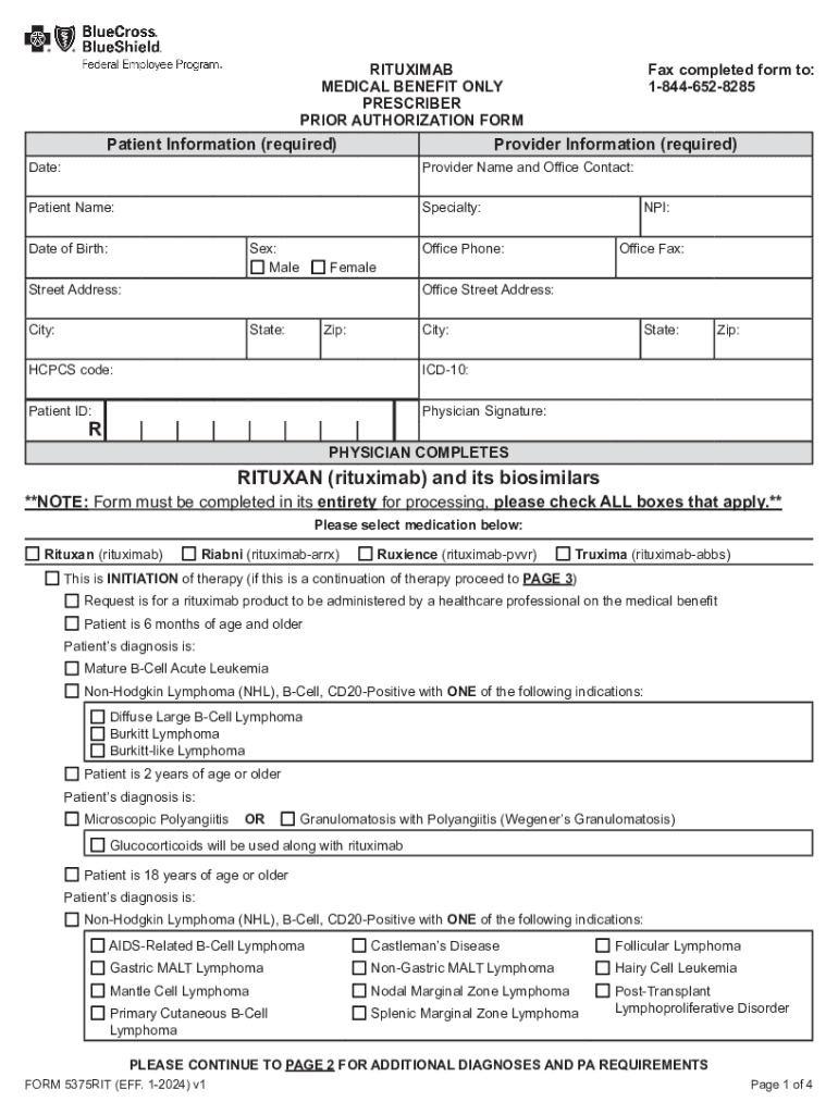 Fillable Online 2024 Regence FEP Medical Benefit Only Prescriber Prior