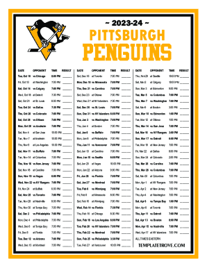 Fillable Online Homerun Harrys - Hockey Schedules &amp; News Fax Email ...