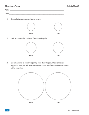 Fillable Online Penny Worksheets Fax Email Print pdfFiller Fillable Online Penny Worksheets Fax Email Print pdfFiller