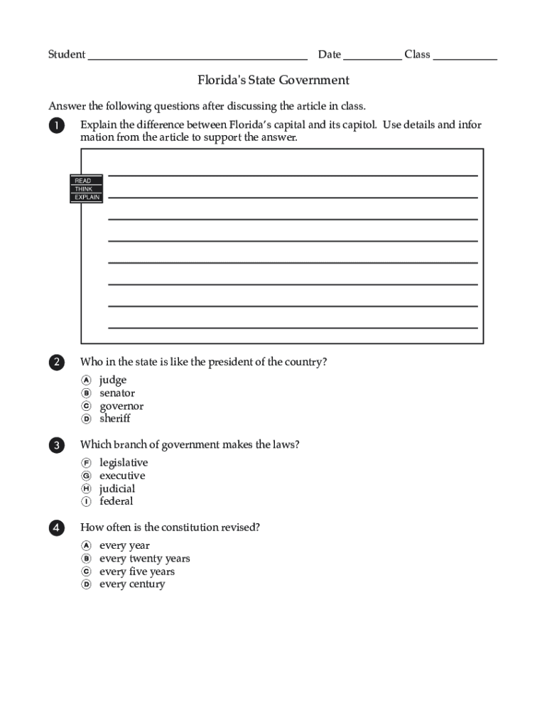 Fillable Online Florida Studies Weekly Week 13 Fill In The Circle Next Fillable online florida studies weekly week 13 fill in the circle next