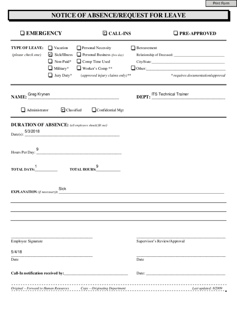 Form preview
