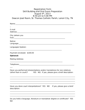 Form preview